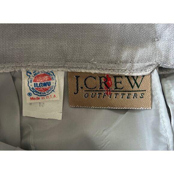 Vintage J. Crew ‎ Size 10 100% Linen Maxi Skirt - NWT, Oat Made in USA - Picture 7 of 8